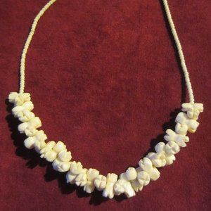 Vintage bone carved jewelry lot necklaces /brooches